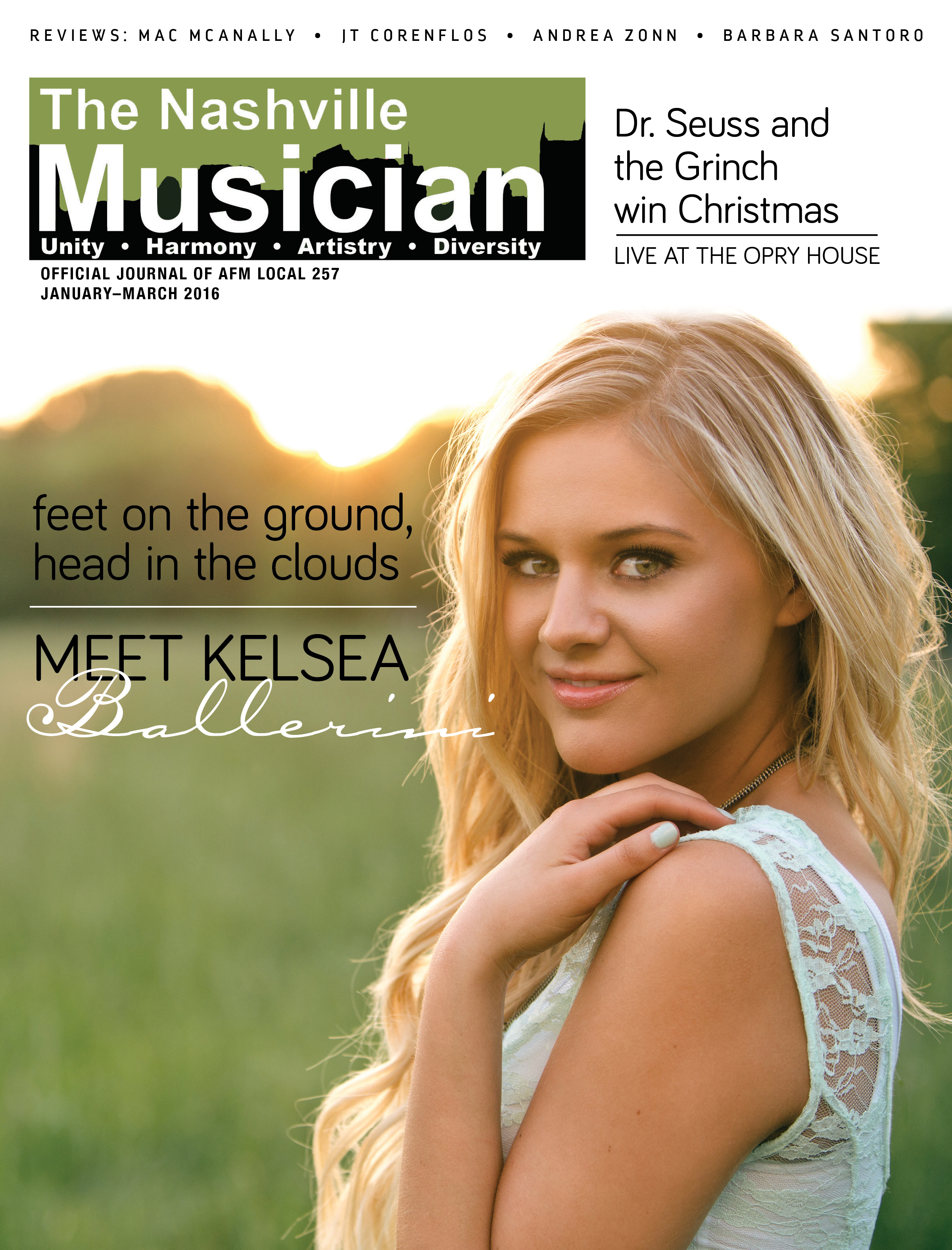 The Nashville Musician January March 2016 Nashville Musicians